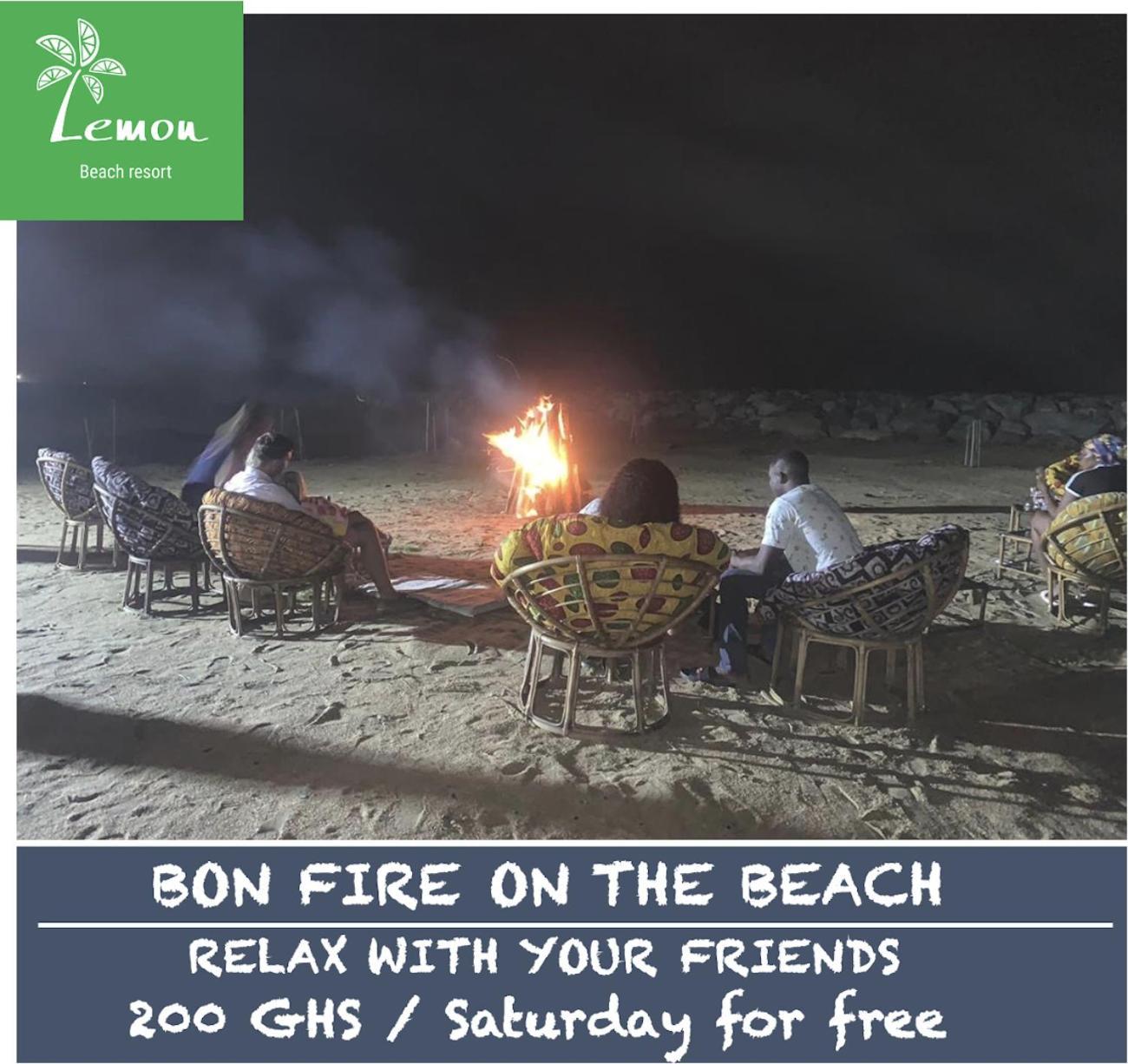 Lemon Beach Resort Elmina Ngoại thất bức ảnh